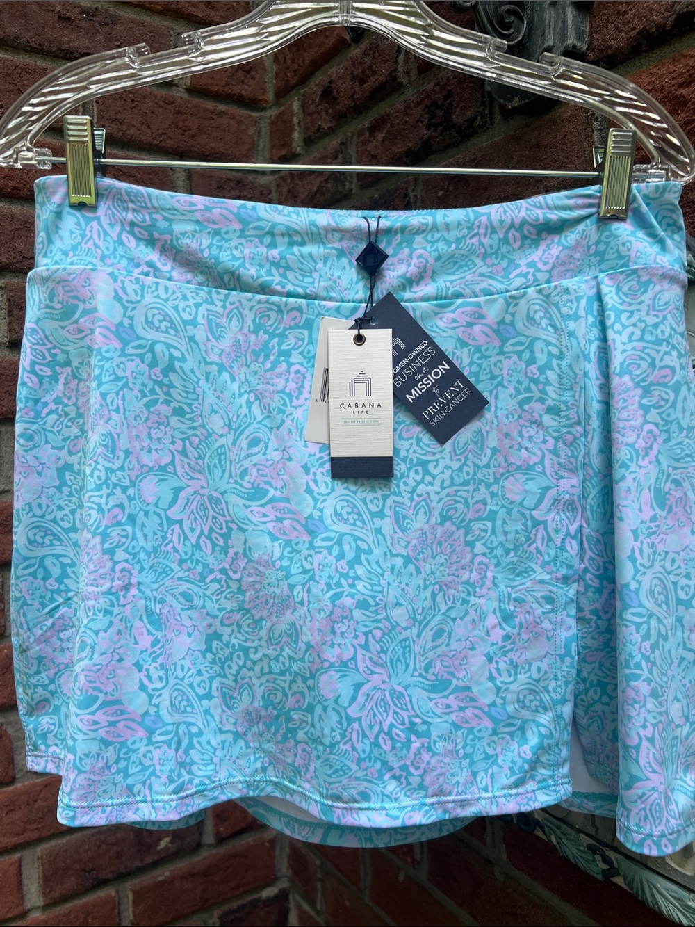New Cabana Life Swim Skirt UPF 50 size Medium
